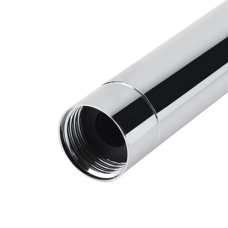 Juodas dušo prailginimo vamzdelis chromas vonios kambario prailginimas dušo rankenos kokybės nerūdijančio plieno vonios dušo juostos kvadratinis ilgintuvas