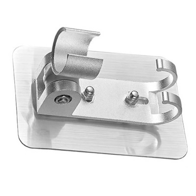 Aluminijski držač glave tuša tipa G1/2, postolje Zidni držač glave tuša, podesivi nosač stalka za kupaonski pribor