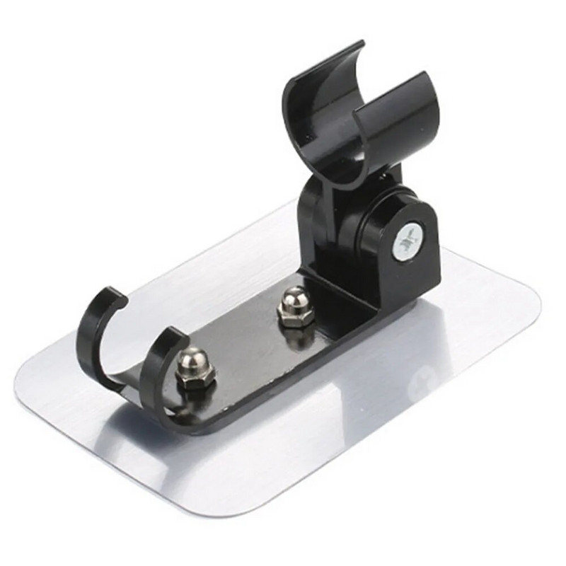 Aluminijski držač glave tuša tipa G1/2, postolje Zidni držač glave tuša, podesivi nosač stalka za kupaonski pribor