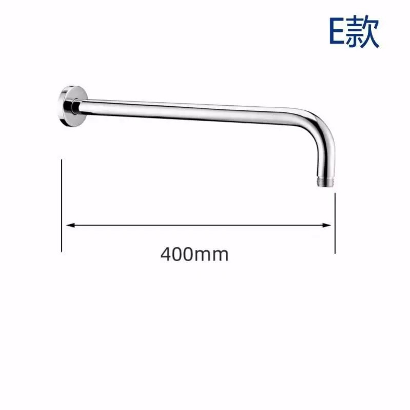 Paslėpta sieninė įmontuota dušo strypa, juodas galvanizuotas kvadratinis vamzdis, apvali strypas, 40 dušo stumdomų strypų priedų