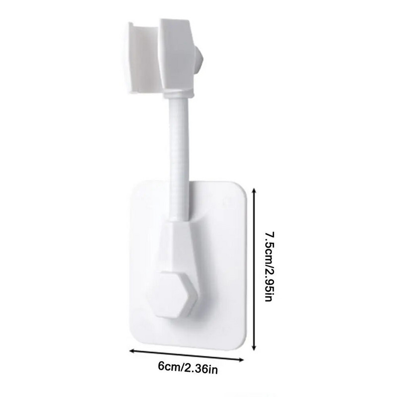 Držač glave tuša Zidni ljepljivi držač glave tuša Podesivi ručni nosač glave tuša za kupaonski pribor