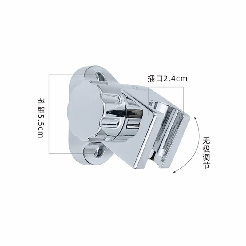 1 KOM Držač za kupaonski tuš Podesiva glava tuša Raspršivač Fiksni nosač Zidni ručni stalak Baza Kupaonski pribor