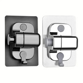 Držač tuša Podesivi nosač glave tuša s kukom Nosač za zidnu montažu za kupaonicu bez probijanja Fiksno sjedalo Hardverski dodaci