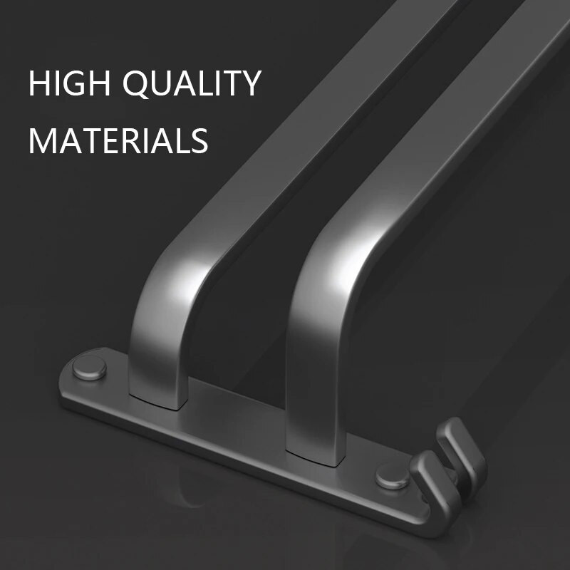 Vješalica za ručnike Zidni držač ručnika od 50 cm Kupaonski s prostorom za naljepnice Aluminijska višeslojna šipka za ručnike Kupaonski pribor