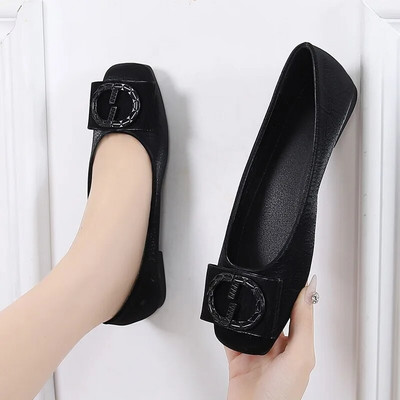 2024. Elegantne proljetne ženske cipele s metalnim četvrtastim vrhom Kawaii dizajnerice za bose cipele koje pristaju crne Lolita ružičaste cipele Mary Jane za zabavu