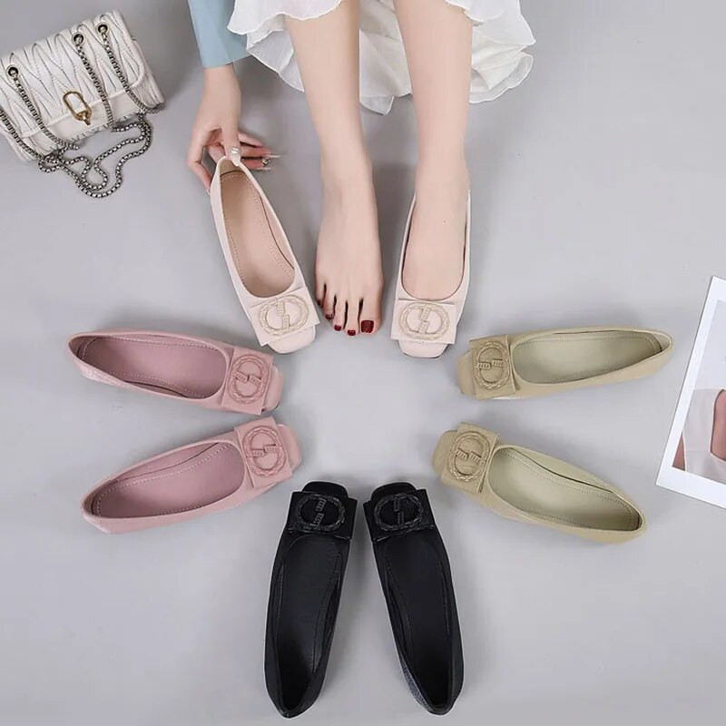 2024. Elegantne proljetne ženske cipele s metalnim četvrtastim vrhom Kawaii dizajnerice za bose cipele koje pristaju crne Lolita ružičaste cipele Mary Jane za zabavu