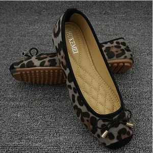 Velike cipele za čamce Ženske 2023. Proljeće Jesen Nove Ravne ravne cipele s leopard uzorkom Plitke ženske cipele Korejska modna uredska mokasina
