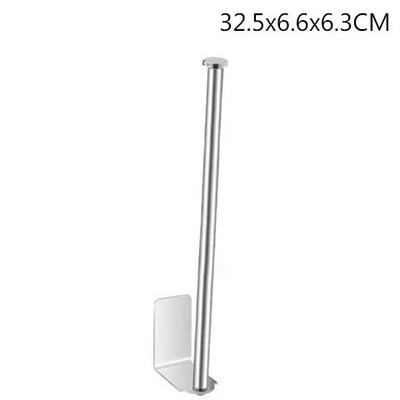 Залепващ държач за хартиени кърпи Поставка за тоалетна ролка Поставка за хартиена ролка за баня Без перфорация Поставка за ролки от неръждаема стомана Черно злато