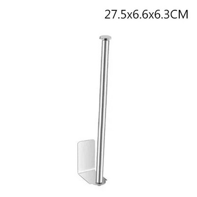 Залепващ държач за хартиени кърпи Поставка за тоалетна ролка Поставка за хартиена ролка за баня Без перфорация Поставка за ролки от неръждаема стомана Черно злато