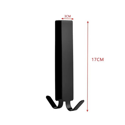 Nehrđajući čelik preko staklenih vrata Tuš vrata Stražnja strana tuša Stalak za ručnike S-oblika Vješalica za kupaonski ogrtač Držač Kuke