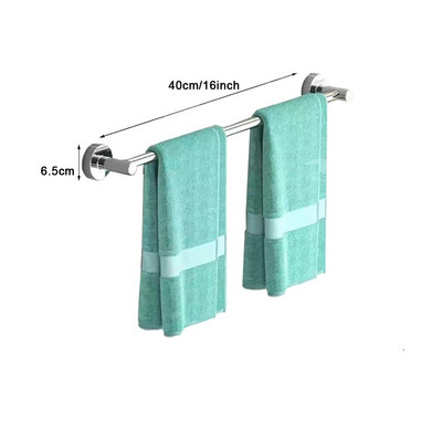 304 käterätikuivati roostevabast terasest ühe poolusega vannitoa rätikuriiul Vannitoa käterätikuivati 12/16 tolline käterätikuivati vannitoa sisekujunduseks