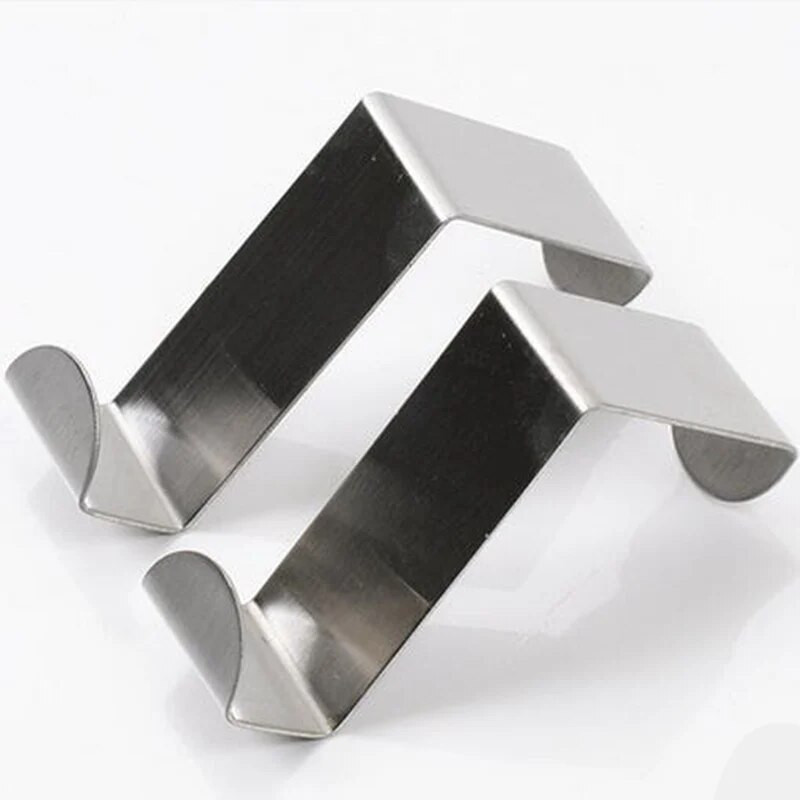 2 vnt., Nerūdijančio plieno „Zness“ durų kablio rankšluosčių laikiklis, kepurių laikiklis, skirtas vonios kambariui, namų saugojimo apdaila, vonios rankšluosčių rankšluosčių juosta