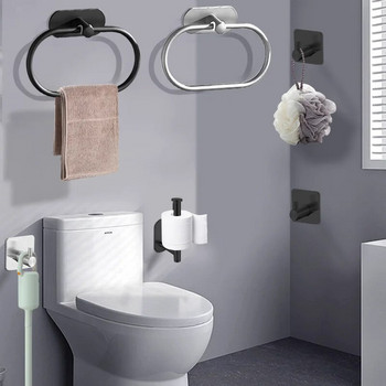 Монтиране на стена Държач за тоалетна кърпа Поставка за кърпи Кухненска ролка Поставка за кърпи Дозатор за салфетки за баня Кухненски аксесоари