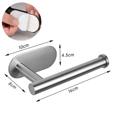 Zidni držač za WC ručnike Stalak za ručnike Kuhinjska rola Stalak za ručnike Dozator za salvete za kupaonicu Kuhinjski pribor