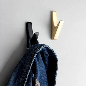 Μεταλλικοί ματ γάντζοι τοίχου Αξεσουάρ μπάνιου Γάντζοι για παλτό Γάντζος για πετσέτα Creative for Key Hat Bag Home Διακοσμητικός γάντζος