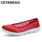 CEYANEAOWElegantne ženske cipele od čipke, šuplje prozračne vezene ravne cipele, udobne Zapatos Planos Mujer1354