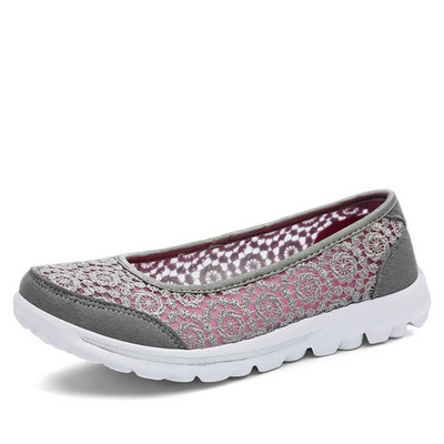 CEYANEAOWElegantne ženske cipele od čipke, šuplje prozračne vezene ravne cipele, udobne Zapatos Planos Mujer1354