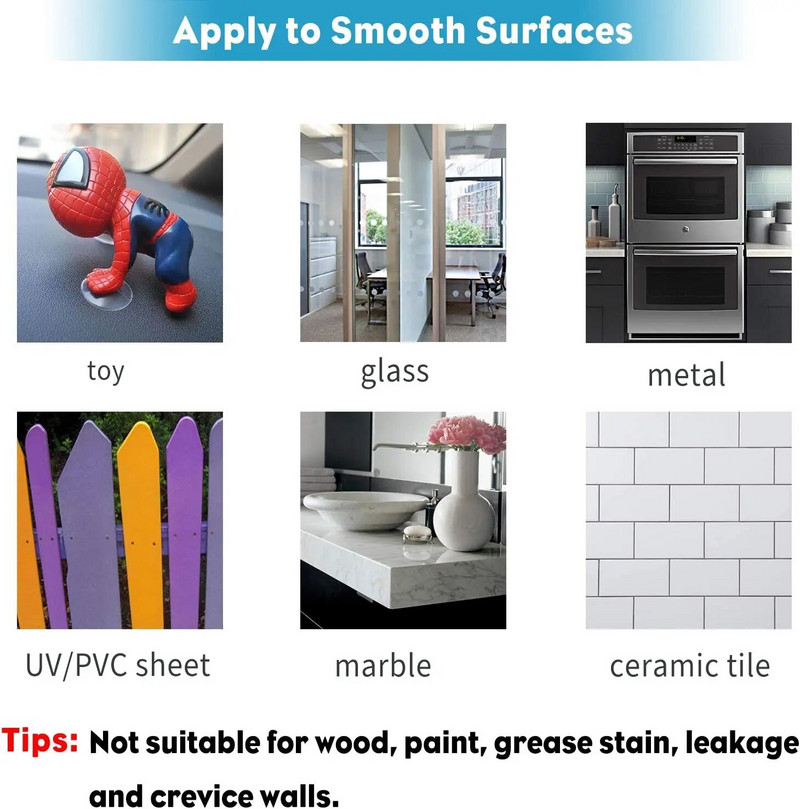 10db 20/30/40mm gombafej szívó PVC akvárium átlátszó üveg tapadó perforált átlátszó tapadókorong ablak dekor üveghez