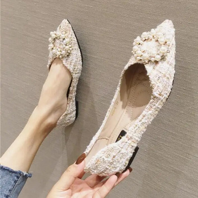 Modna uredska ženska obuća sa šiljcima Elegantne ženske ravne cipele luksuznog brenda