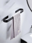 Аксесоари за баня Поставка за кърпи за баня Самозалепваща се рафт за кърпи Релса Закачалка Обков за баня Поставка за кърпи Монтиран на стена