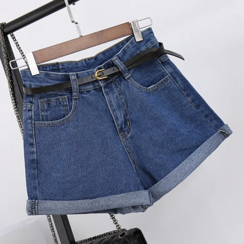 Καλοκαιρινά γυναικεία ρούχα Ψηλόμεσο κοντό τζιν βαμβακερό για γυναικείο φαρδύ παντελόνι φαρδύ παντελόνι booty τζιν 2023 Νέο