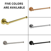 Dodaci za kupaonicu Držač ručnika za ruke Ružičasto zlato Prsten za papirnate ručnike Kupaonski pribor od nehrđajućeg čelika Kromirano crno brušeno zlato