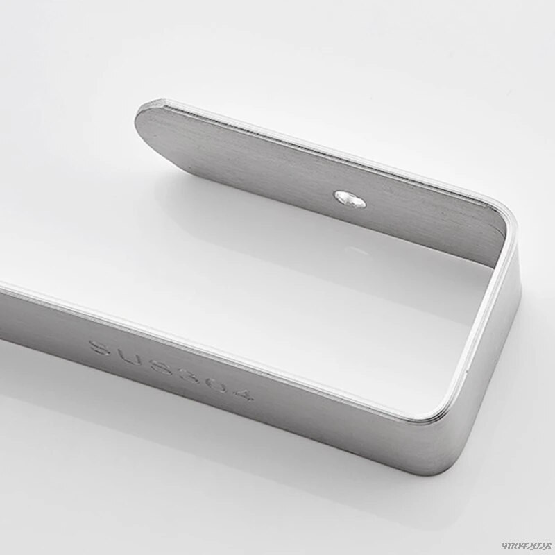 FreeShip rozsdamentes acél falra szerelhető WC törölközőtartó tartó Törülközőtartó akasztó polc szervező Fürdőszoba tartozék Dropship