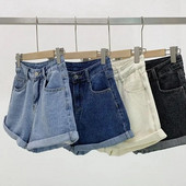 Ins Shorts Γυναικεία τζιν Vintage Summer Basic Απλό All-match Hot Sale Ψηλόμεσο Ελεύθερο Ulzzang Γυναικεία Streetwear Chic Classic