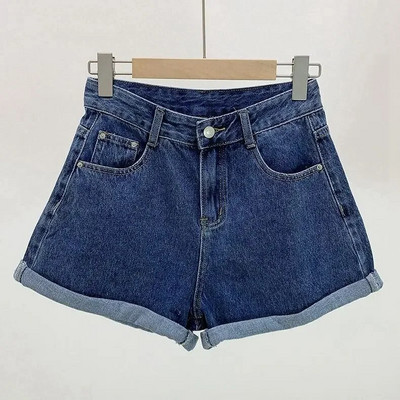 Ins Shorts Γυναικεία τζιν Vintage Summer Basic Απλό All-match Hot Sale Ψηλόμεσο Ελεύθερο Ulzzang Γυναικεία Streetwear Chic Classic