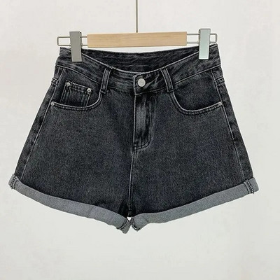Ins Shorts Γυναικεία τζιν Vintage Summer Basic Απλό All-match Hot Sale Ψηλόμεσο Ελεύθερο Ulzzang Γυναικεία Streetwear Chic Classic