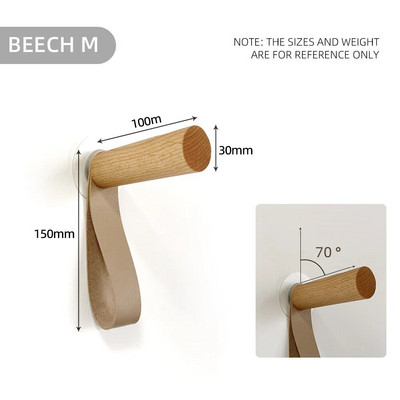 Viskóz köntös kampók Fa akasztó falra akasztható Kulcstörülköző táskák Kalap Ruhák Multifunkcionális Rack INS Euro American Decor Akasztó