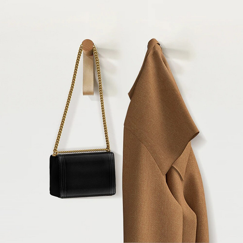 Viskóz köntös kampók Fa akasztó falra akasztható Kulcstörülköző táskák Kalap Ruhák Multifunkcionális Rack INS Euro American Decor Akasztó