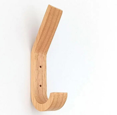 Vješalica za odjeću od prirodnog drva Zidna kuka za kapute Ukrasni držač ključeva Šešir Šal Ručna torbica Vješalica za pohranu Kupaonski stalak