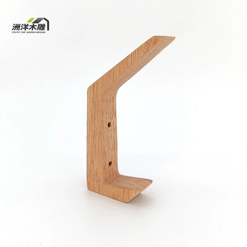 Vješalica za odjeću od prirodnog drva Zidna kuka za kapute Ukrasni držač ključeva Šešir Šal Ručna torbica Vješalica za pohranu Kupaonski stalak