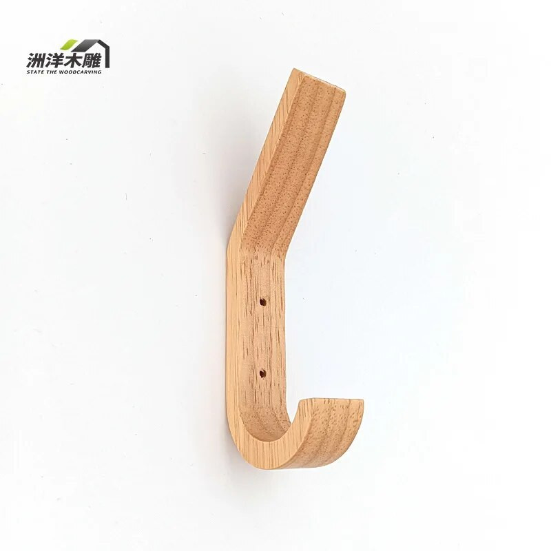 Vješalica za odjeću od prirodnog drva Zidna kuka za kapute Ukrasni držač ključeva Šešir Šal Ručna torbica Vješalica za pohranu Kupaonski stalak