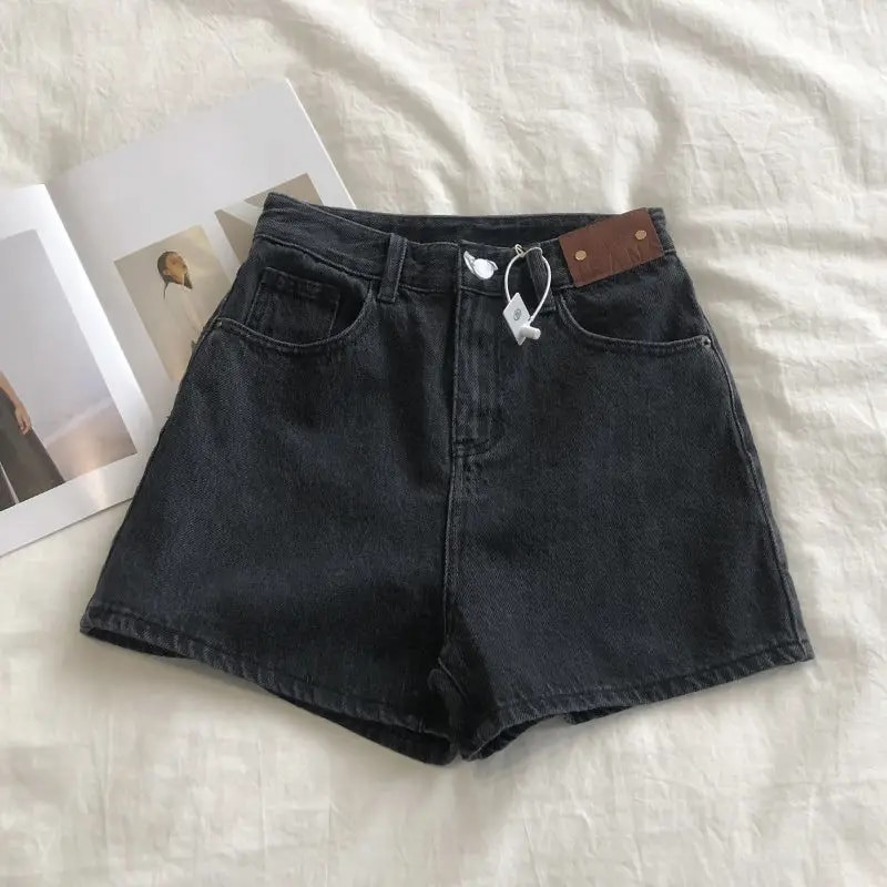 Moteriški šortai, džinsai, paprastas laisvalaikis, universalus klasikinis Colleges S-3XL moteriškas vintage karštas išpardavimas moteriškos apatinės gatvės aprangos kelnės