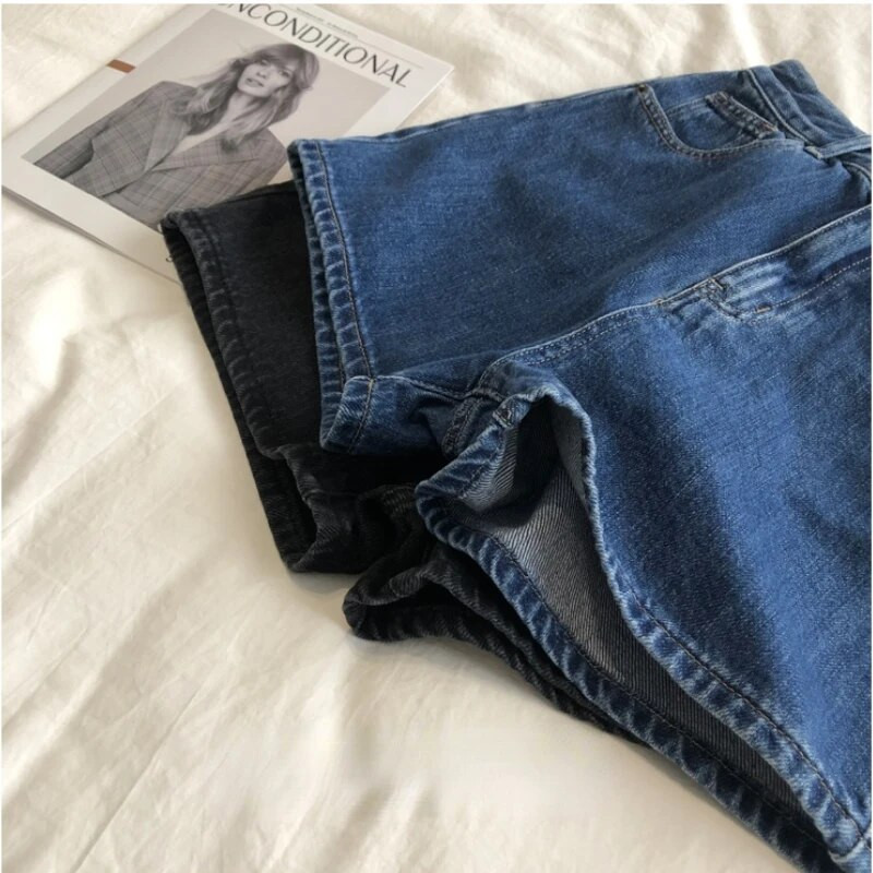 Moteriški šortai, džinsai, paprastas laisvalaikis, universalus klasikinis Colleges S-3XL moteriškas vintage karštas išpardavimas moteriškos apatinės gatvės aprangos kelnės