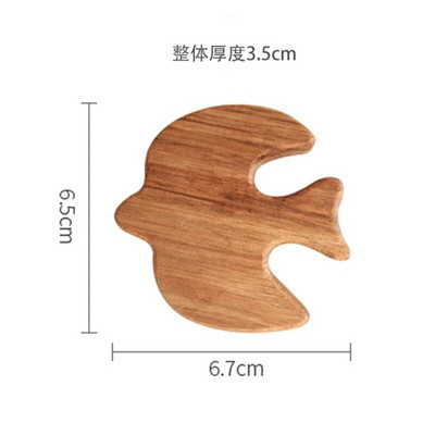 Új Wood Bird Állatkampó Konyhai Kulcstartó Ruha Kalap Tömör fa kampó Aranyos szobadekorációs kampó szoba dekorációhoz Kiegészítők