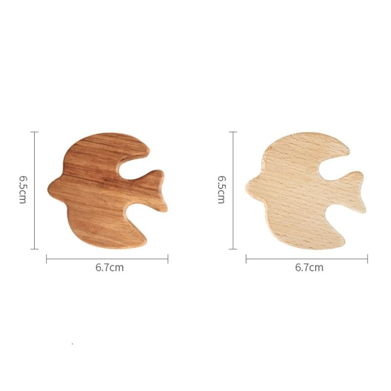 Új Wood Bird Állatkampó Konyhai Kulcstartó Ruha Kalap Tömör fa kampó Aranyos szobadekorációs kampó szoba dekorációhoz Kiegészítők