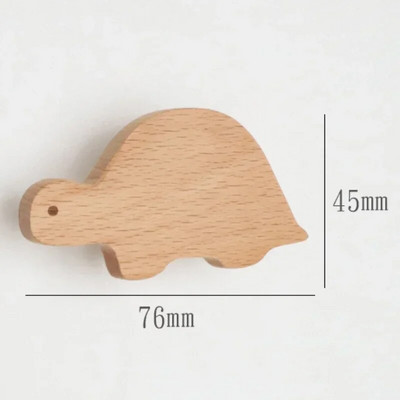 1 kom Drvene kuke Slatki sobni dekor Kukica za životinje Zidni privjesak Kukica za kapute Dekoracija doma Kukica od punog drveta Vješalica Kuhinjski pribor