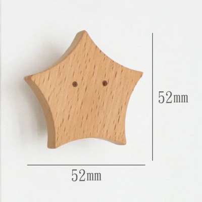 1 kom Drvene kuke Slatki sobni dekor Kukica za životinje Zidni privjesak Kukica za kapute Dekoracija doma Kukica od punog drveta Vješalica Kuhinjski pribor