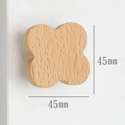 1 kom Drvene kuke Slatki sobni dekor Kukica za životinje Zidni privjesak Kukica za kapute Dekoracija doma Kukica od punog drveta Vješalica Kuhinjski pribor