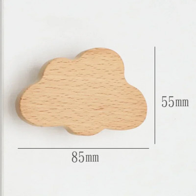 1 kom Drvene kuke Slatki sobni dekor Kukica za životinje Zidni privjesak Kukica za kapute Dekoracija doma Kukica od punog drveta Vješalica Kuhinjski pribor