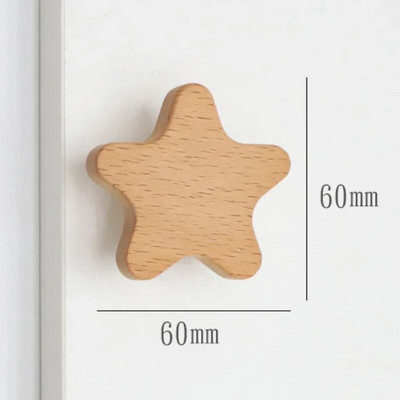 1 kom Drvene kuke Slatki sobni dekor Kukica za životinje Zidni privjesak Kukica za kapute Dekoracija doma Kukica od punog drveta Vješalica Kuhinjski pribor