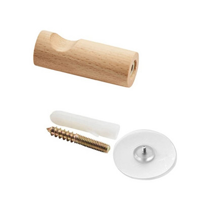 Nova drvena kuka Kućna zidna vješalica Privjesak za odjeću Kukica za šešire Vješalica Kupaonski kuhinjski pribor Spremište Kukica za drvene ukrase