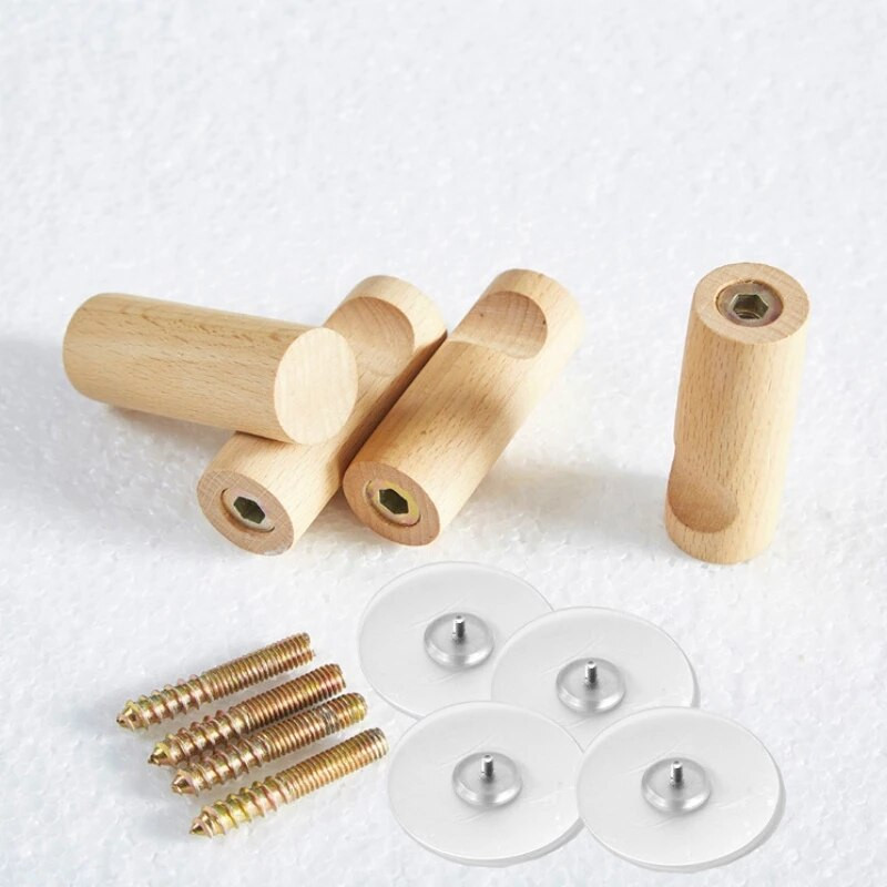 Nova drvena kuka Kućna zidna vješalica Privjesak za odjeću Kukica za šešire Vješalica Kupaonski kuhinjski pribor Spremište Kukica za drvene ukrase