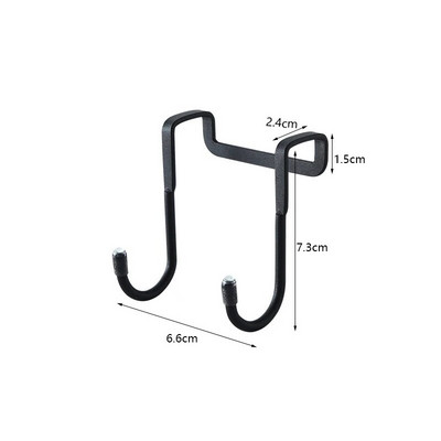Kukica u obliku slova S od nehrđajućeg čelika iznad vrata Kupaonski stalak za ručnike Stalak za odjeću Vješalica za stražnja vrata ormarića Kuhinjski držač za ručnike