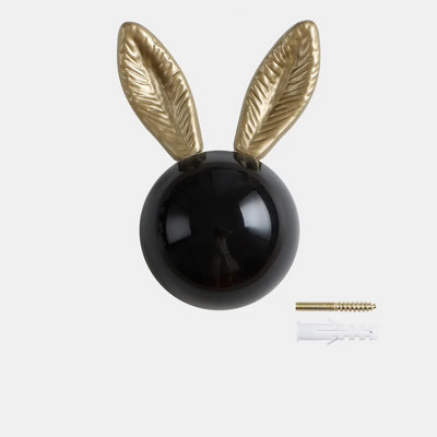 Zidne kuke za kapute Zidne kuke Ukrasne vješalice za kapute Kuke za šešire Ključevi za kupaonske ručnike Zidne vješalice Zec Keramička okrugla kuka