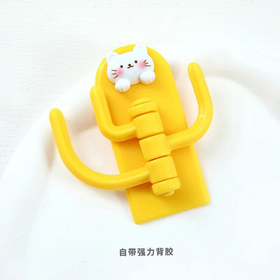 Δημιουργικοί αυτοκόλλητοι γάντζοι για παλτό Πλαστικοί γάντζοι τοίχου κατοικίδιων ζώων για κρεμαστές τσάντες κλειδιού Πετσέτα καπέλων Χαριτωμένοι αυτοκόλλητοι γάντζοι για διακοσμήσεις τοίχου
