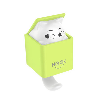 Δημιουργικοί αυτοκόλλητοι γάντζοι για παλτό Πλαστικοί γάντζοι τοίχου κατοικίδιων ζώων για κρεμαστές τσάντες κλειδιού Πετσέτα καπέλων Χαριτωμένοι αυτοκόλλητοι γάντζοι για διακοσμήσεις τοίχου